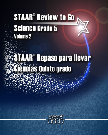STAAR Review to Go for Grade 5 Science Spanish Volume 2