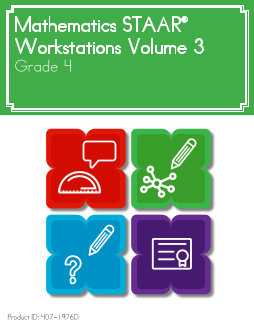 Mathematics STAAR® Workstations Volume 3, Grade 4