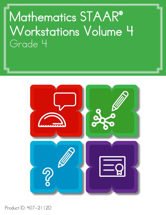 Mathematics STAAR® Workstations Volume 4, Grade 4
