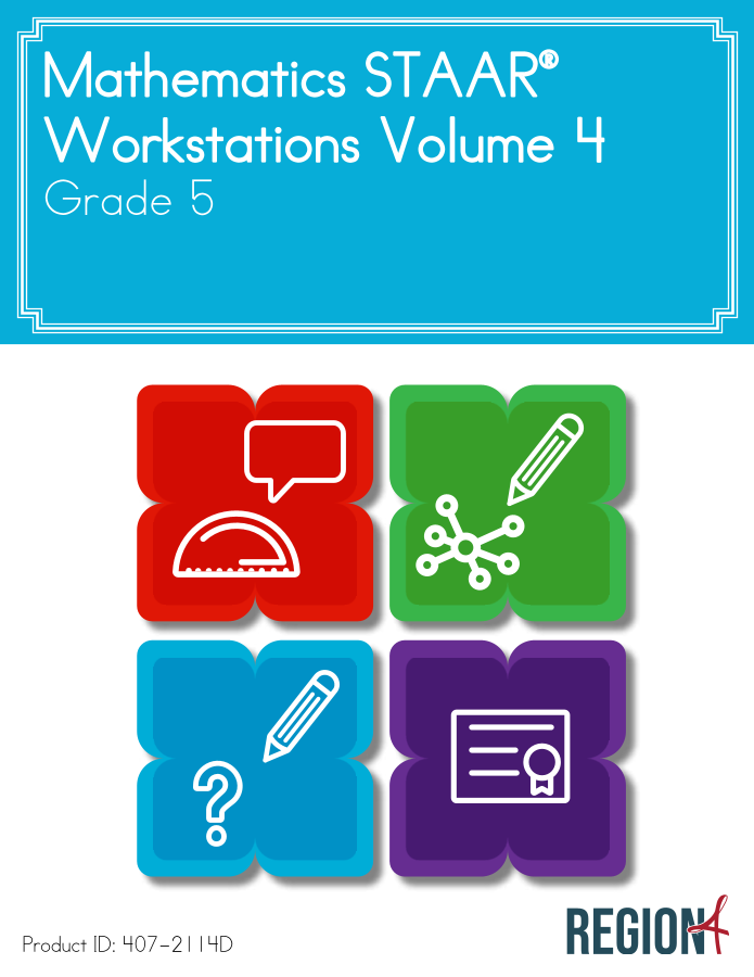 Mathematics STAAR® Workstations Volume 4, Grade 5