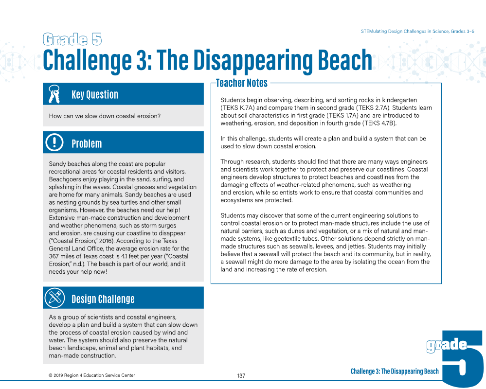 STEMulating Design Challenges in Science: Grades 3–5 page 137