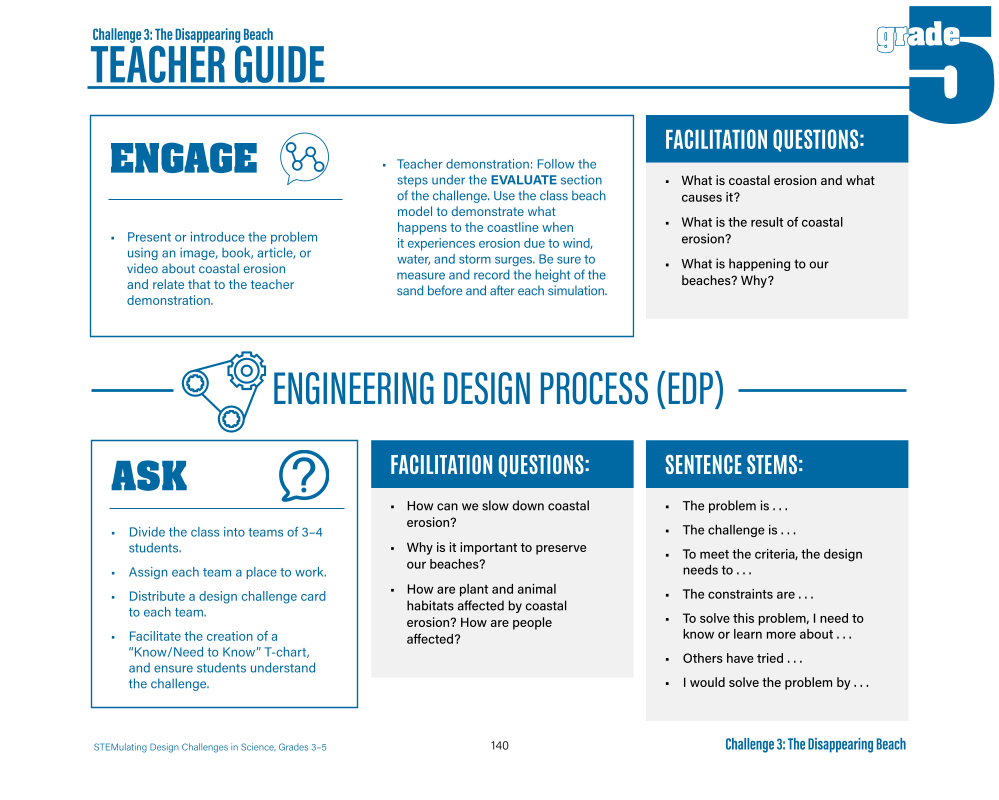 STEMulating Design Challenges in Science: Grades 3–5 page 140