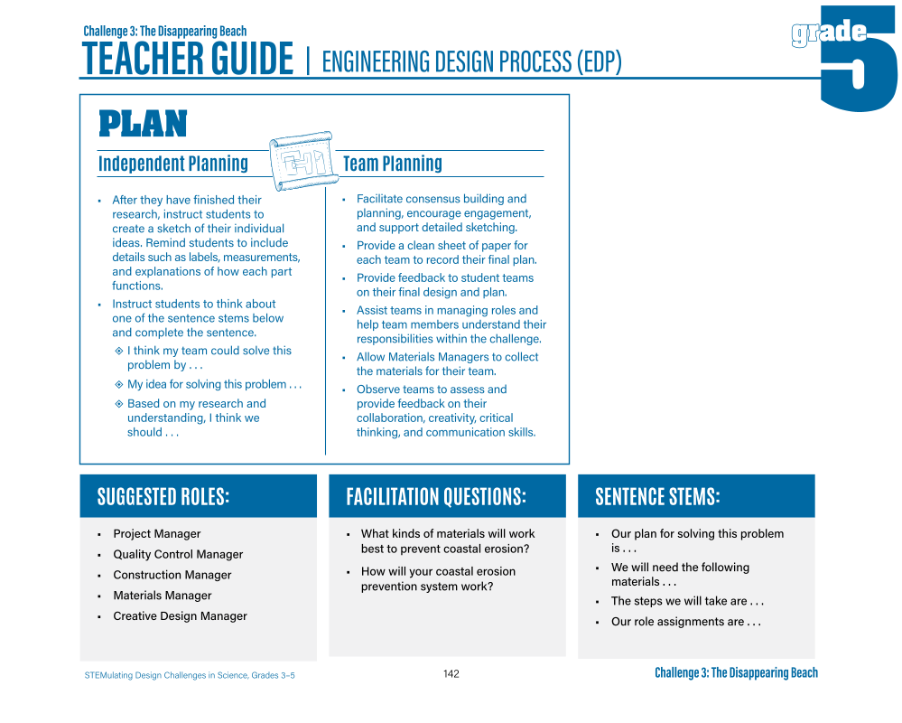 STEMulating Design Challenges in Science: Grades 3–5 page 142