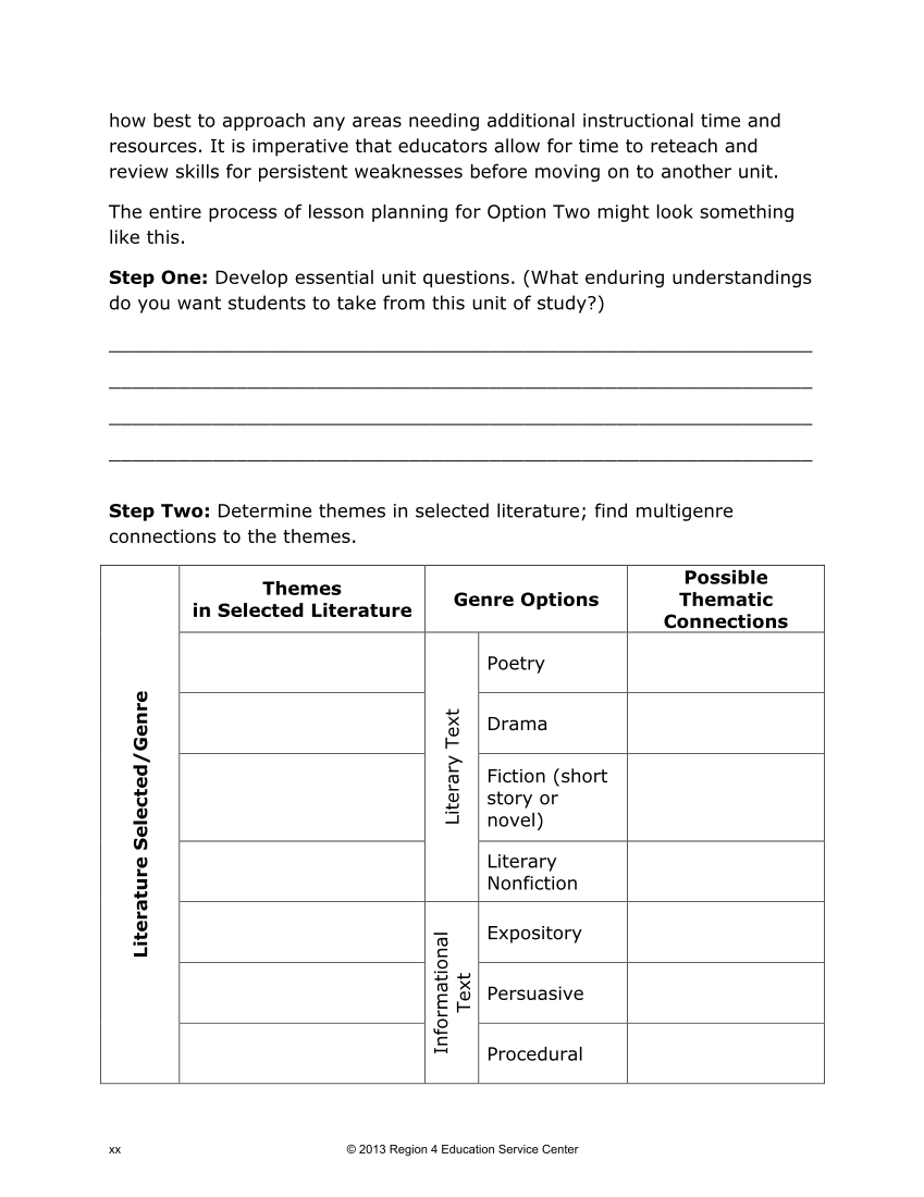 STAAR® Techniques to Engage Learners in Literacy and Academic Rigor (STELLAR), English III page 15