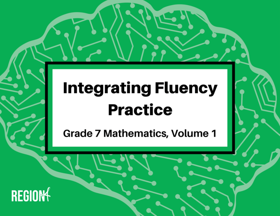 Integrating Fluency Practice: Grade 7 Mathematics, Volume 1 page 1