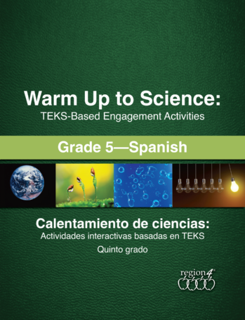 Warm Up to Science: TEKS-Based Engagement Activities for Grade 5, Spanish