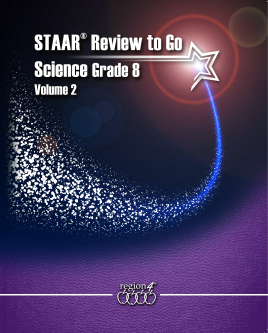 STAAR Review to Go for Grade 8 Science Volume 2
